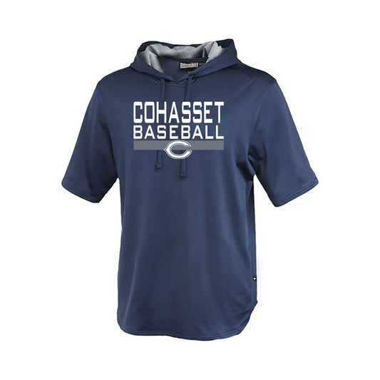 CYBSA Baseball and Softball Flex Short Sleeve Warm Up Hoodie