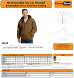 SL Carpentry Heavyweight Sweatshirt with Thermal Lining