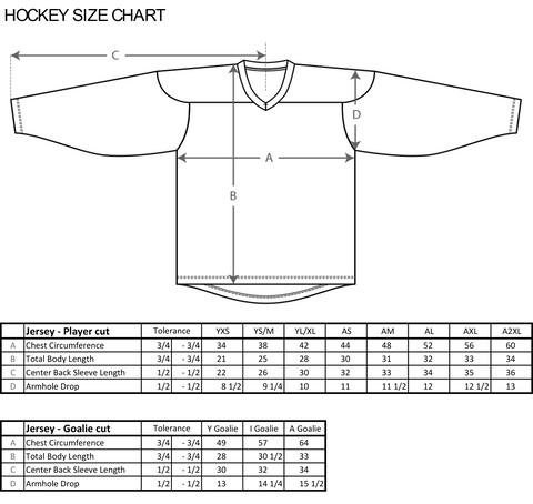 Whalers Hockey GOALIE Jerseys - Main Image