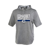 CYBSA Baseball and Softball Flex Short Sleeve Warm Up Hoodie