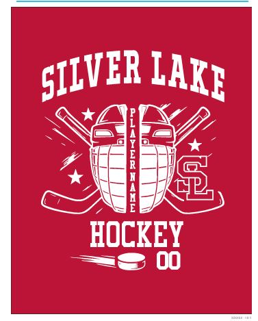 SL Hockey Sublimated Plush Blanket