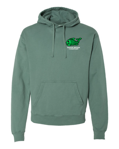 IBES Garment Dyed Hooded Sweatshirt