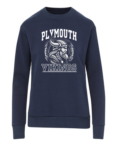 Plymouth Vikings Women's Crewneck