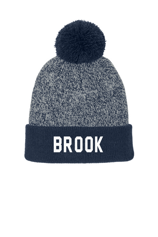 IBES Heather Pom Beanie
