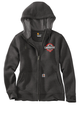 SL Carpentry Carhartt Women's Full-Zip Hoodie